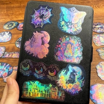 50PCS Holographic Nature Aesthetic Stickers for Crafts