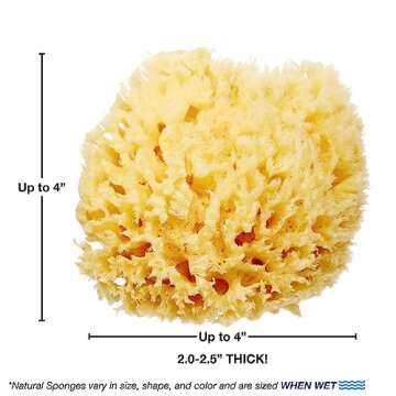 Luxurious HartFelt Wool Sea Sponge for Sensitive Skin