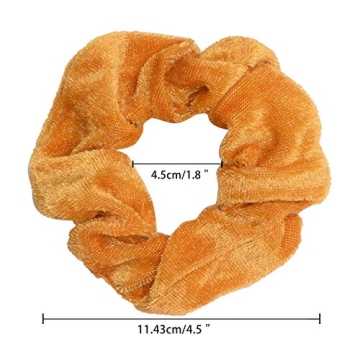 Soft Velvet Hair Scrunchies Pack of 36 Colors