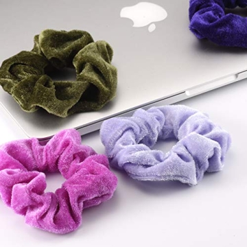 Soft Velvet Hair Scrunchies Pack of 36 Colors