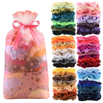 Soft Velvet Hair Scrunchies Pack of 36 Colors
