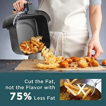 HAUSHOF 5.8 QT Air Fryer with 8 Cooking Presets