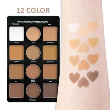 Professional Contour Highlight Palette for All Skin Tones