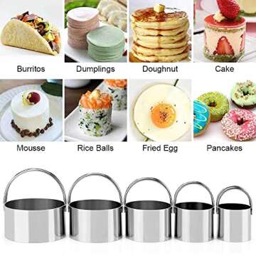 Pastry Cutter Set for Easy & Fun Baking - 5 Pcs