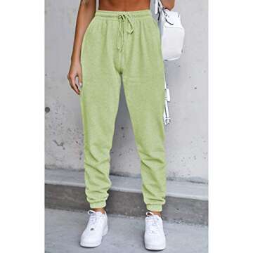 Fixmatti Bra Sport Causal Tracksuit Outfits for Women Cropped Top Jogging Suit Leisure Sweatsuit Set Green M