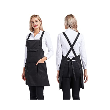 Nanxson Adjustable Professional Bib Apron with Pockets