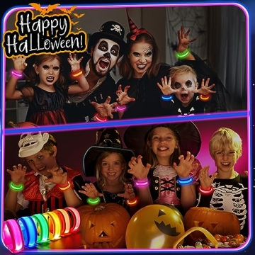 Vibrant LED Light Up Bracelets for Kids and Adults