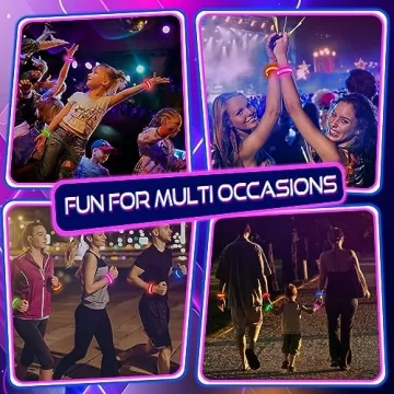 Vibrant LED Light Up Bracelets for Kids and Adults