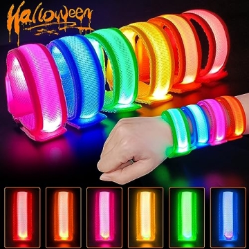 Vibrant LED Light Up Bracelets for Kids and Adults