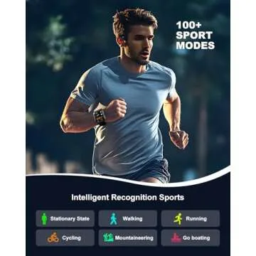 Military Smart Watches for Men IP68 Waterproof for Swimming, with Answer/Make Calls, Extra-Long Battery Outdoor Tactical Smart Fitness Watch, Blood Pressure/Heart Rate Smartwatch for Android, Black