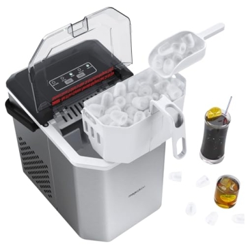 MagicPlux Self-Cleaning Countertop Ice Maker - Fast, Efficient & Convenient