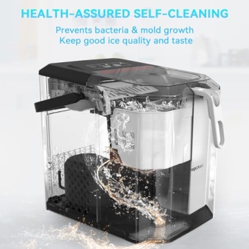 Fast MagicPlux Ice Maker - 9 Cubes in 6 Mins