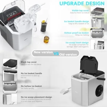 Fast MagicPlux Ice Maker - 9 Cubes in 6 Mins