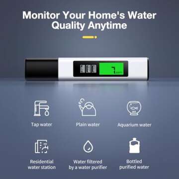 2024 4 in 1 TDS Meter - Accurate Water Quality Tester