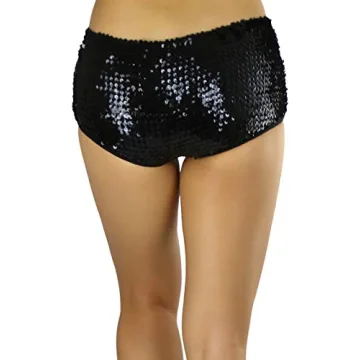 ToBeInStyle Sequined Booty Dance Shorts for Women