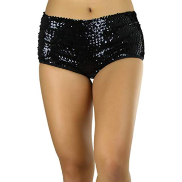 ToBeInStyle Sequined Booty Dance Shorts for Women