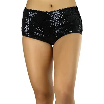 ToBeInStyle Sequined Booty Dance Shorts for Women