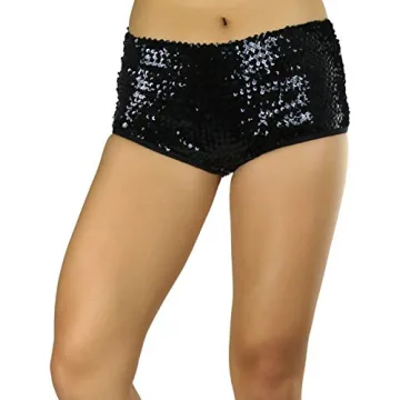 ToBeInStyle Sequined Booty Dance Shorts for Women