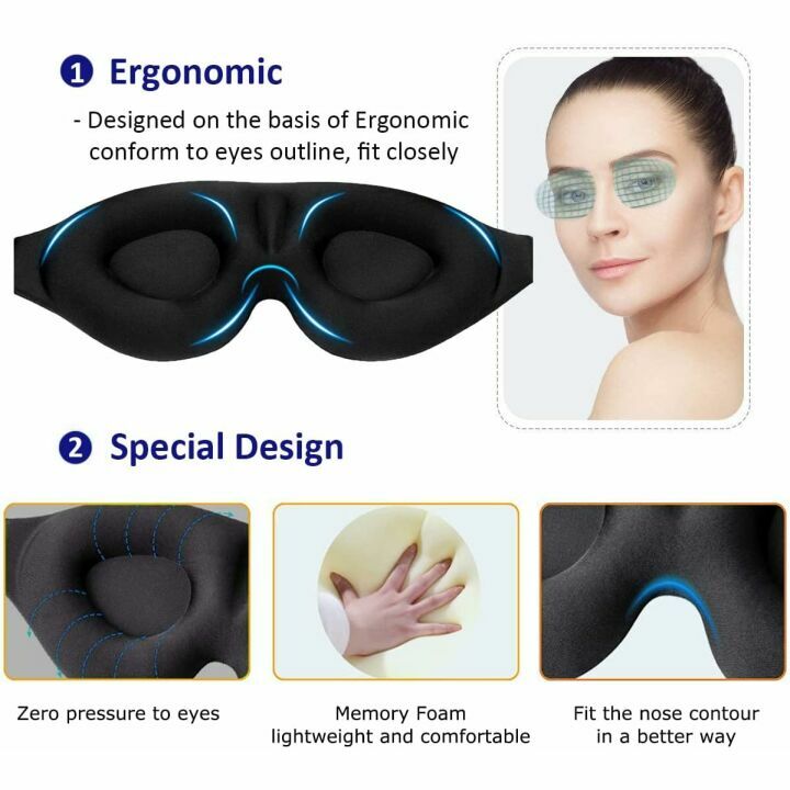 MZOO Sleep Eye Mask for Ultimate Comfort