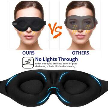 MZOO Sleep Eye Mask for Ultimate Comfort
