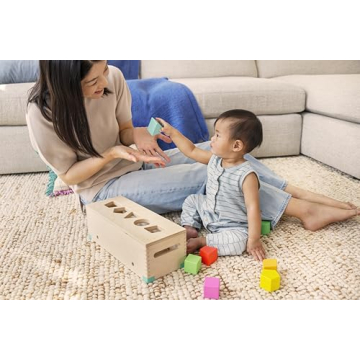Lovevery Block Set | 70 Pieces, Solid Wood, 20+ Activities