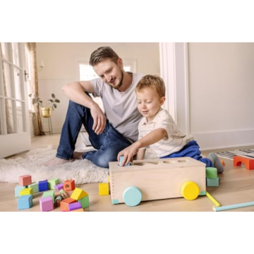 Lovevery Block Set | 70 Pieces, Solid Wood, 20+ Activities