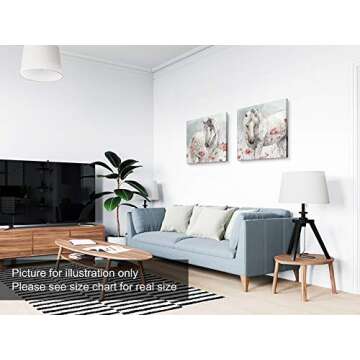 Watercolor Horse Canvas Art - Niwo ART Home Decor