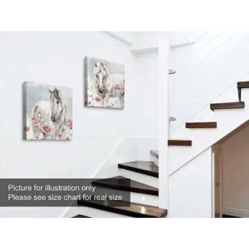 Watercolor Horse Canvas Art - Niwo ART Home Decor