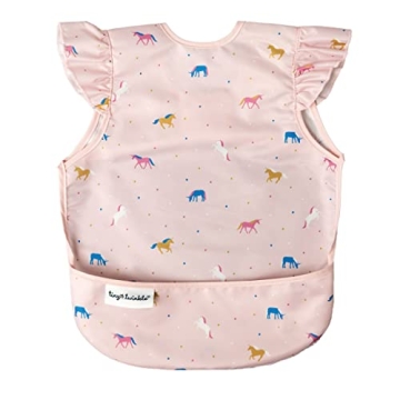 Tiny Twinkle Mess Proof Baby Bib - Waterproof Apron - Cute Designs, Easy Clean