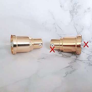 2Pack Foundation Pump for Estee Lauder Double Wear Foundation(Gold, Upgrade)