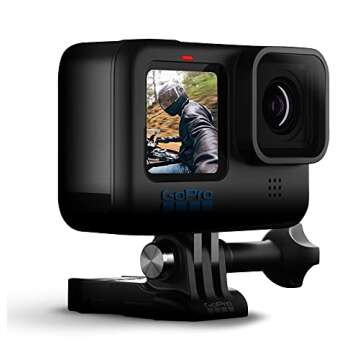 GoPro HERO10 (Hero 10) Black - Waterproof Action Camera with Front LCD and Touch Rear Screens, GP2 Engine, 5K HD, 23MP Photos, Live Streaming, 64GB Card, 50 Piece Accessory Kit and 2 Extra Batteries