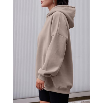 AUTOMET Women's Stylish Oversized Fleece Hoodie