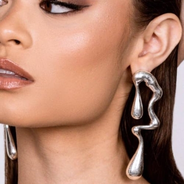 Gangel Large Irregular Waterdrop Statement Earrings for Women