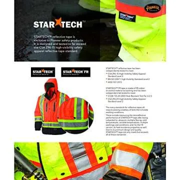 Pioneer V1010350U Hi-Vis Surveyor's Safety Vest - Orange (XL)
