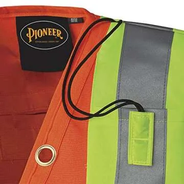 Hi-Vis Pioneer Surveyor Vest Orange XL for Safety