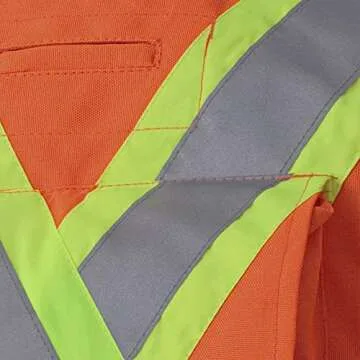 Hi-Vis Pioneer Surveyor Vest Orange XL for Safety