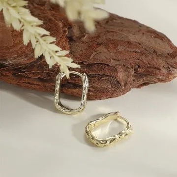 Amicon Gold Hoop Earrings for Women - Trendy & Hypoallergenic