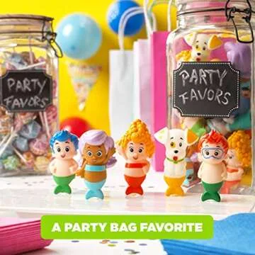 Nickelodeon Bubble Guppies Finger Puppets - Party Favors, Educational, Bath Toys