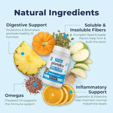 Vetnique Labs Glandex Dog Fiber Supplement Powder for Anal Glands with Pumpkin, Digestive Enzymes & Dog Probiotics for Digestive Health - Vet Recommended - Boot The Scoot (Beef Liver, 2.5oz Powder)