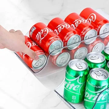 Puricon 2 Pack Can Drink Dispenser for Refrigerator