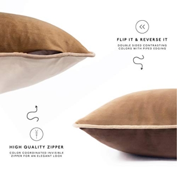 Luxurious Velvet Pillow Covers Set of 4 for Home Decor