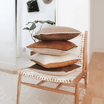 Luxurious Velvet Pillow Covers Set of 4 for Home Decor