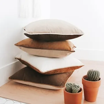 Luxurious Velvet Pillow Covers Set of 4 for Home Decor