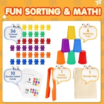 BMAG Rainbow Counting Bears Set for Young Learners