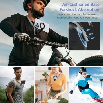 XSMNER Magnetic Neck Phone Holder for Creative Content Use