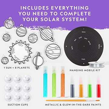 NATIONAL GEOGRAPHIC Kids Solar System Arts & Crafts Kit