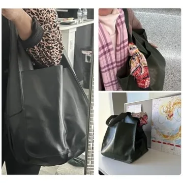 KlaOYer Oversized Tote Bag for Work and Travel