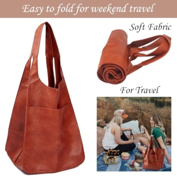 KlaOYer Oversized Tote Bag for Work and Travel