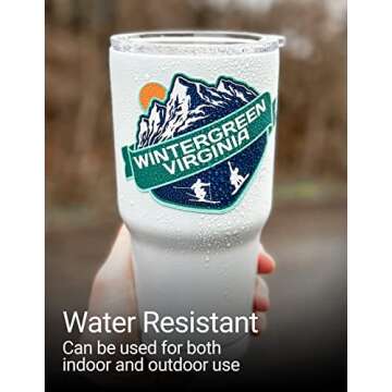 Wisconsin Dells Wisconsin Souvenir 2-Inch Vinyl Decal Sticker 3D Design 2-Inch|Sticker