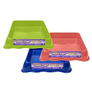 Kinetic Sand Sand Tray in Assorted Colors for Kids